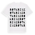 Rotkreuz ordlek t-shirt
