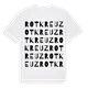 Rotkreuz ordlek t-shirt