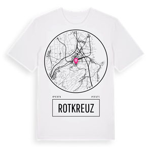 Rotkreuz t-shirt – ekologisk bomull t-shirt från Pinshirt