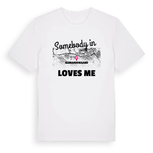 Någon i Albrandswaard älskar mig t-shirt – ekologisk bomull t-shirt från Pinshirt