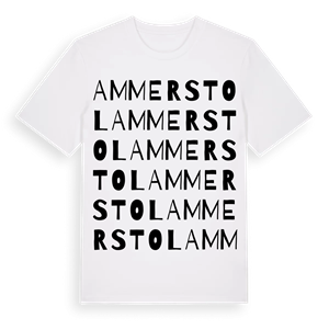 Ammerstol ordlek t-shirt – ekologisk bomull t-shirt från Pinshirt