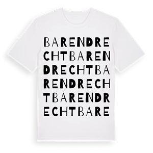 Barendrecht ordlek t-shirt – ekologisk bomull t-shirt från Pinshirt