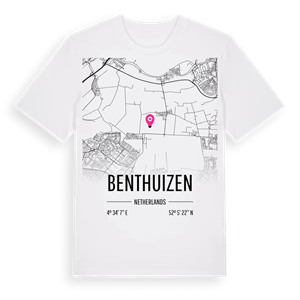 Benthuizen karta t-shirt – ekologisk bomull t-shirt från Pinshirt