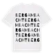 Bergambacht ordlek t-shirt