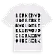 Berkenwoude ordlek t-shirt