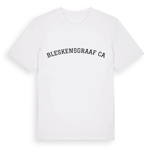 Bleskensgraaf ca böjd t-shirt – ekologisk bomull t-shirt från Pinshirt