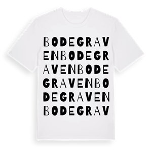 Bodegraven ordlek t-shirt – ekologisk bomull t-shirt från Pinshirt