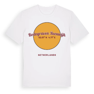 Bodegraven-Reeuwijk cirkel t-shirt – ekologisk bomull t-shirt från Pinshirt
