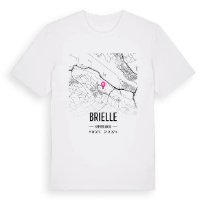 Brielle karta t-shirt – ekologisk bomull t-shirt från Pinshirt