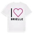 Jag älskar Brielle t-shirt stort tryck