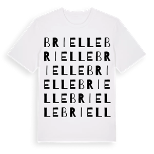 Brielle ordlek t-shirt – ekologisk bomull t-shirt från Pinshirt