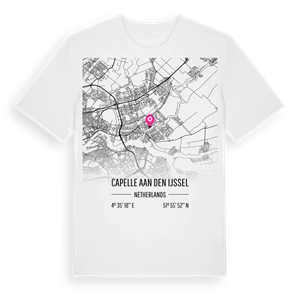 Capelle aan den IJssel karta t-shirt – ekologisk bomull t-shirt från Pinshirt