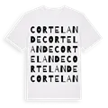 Cortelande ordlek t-shirt