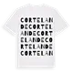 Cortelande ordlek t-shirt