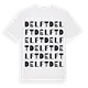 Delft ordlek t-shirt