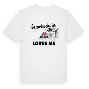 Någon i Den Haag älskar mig t-shirt – ekologisk bomull t-shirt från Pinshirt