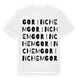 Gorinchem ordlek t-shirt