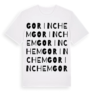 Gorinchem ordlek t-shirt – ekologisk bomull t-shirt från Pinshirt