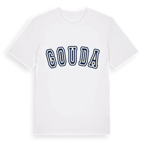 Gouda college t-shirt – ekologisk bomull t-shirt från Pinshirt