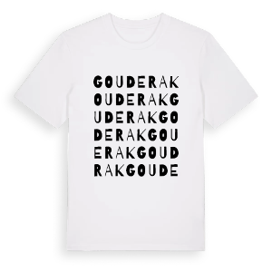 Gouderak ordlek t-shirt – ekologisk bomull t-shirt från Pinshirt