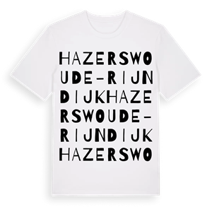 Hazerswoude-Rijndijk ordlek t-shirt – ekologisk bomull t-shirt från Pinshirt