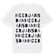 Heerjansdam ordlek t-shirt