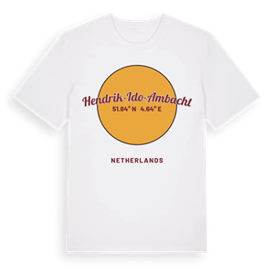Hendrik-Ido-Ambacht cirkel t-shirt – ekologisk bomull t-shirt från Pinshirt