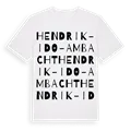 Hendrik-Ido-Ambacht ordlek t-shirt