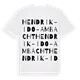 Hendrik-Ido-Ambacht ordlek t-shirt