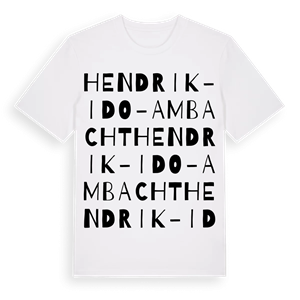 Hendrik-Ido-Ambacht ordlek t-shirt – ekologisk bomull t-shirt från Pinshirt
