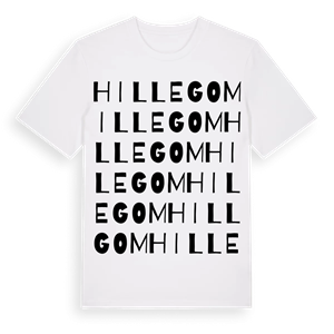 Hillegom ordlek t-shirt – ekologisk bomull t-shirt från Pinshirt