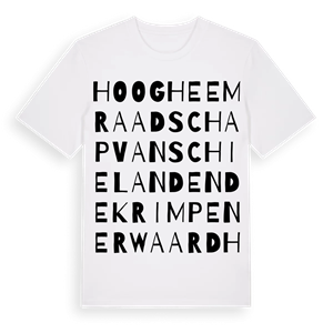 Hoogheemraadschap van Schieland en de Krimpenerwaard ordlek t-shirt – ekologisk bomull t-shirt från Pinshirt