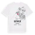 Katwijk karta t-shirt