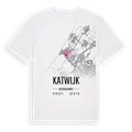 Katwijk karta t-shirt