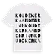 Koudekerk aan den Rijn ordlek t-shirt