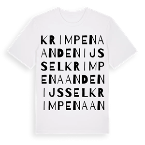 Krimpen aan den IJssel ordlek t-shirt – ekologisk bomull t-shirt från Pinshirt