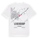 Leiderdorp karta t-shirt