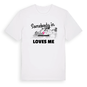 Någon i Leidschendam älskar mig t-shirt – ekologisk bomull t-shirt från Pinshirt