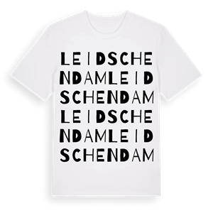 Leidschendam ordlek t-shirt – ekologisk bomull t-shirt från Pinshirt