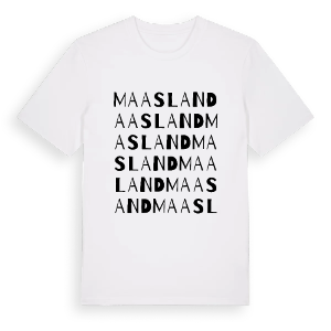 Maasland ordlek t-shirt – ekologisk bomull t-shirt från Pinshirt