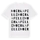 Moerkapelle ordlek t-shirt