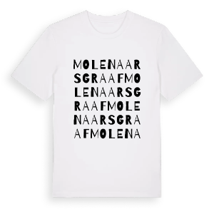 Molenaarsgraaf ordlek t-shirt – ekologisk bomull t-shirt från Pinshirt