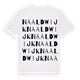 Naaldwijk ordlek t-shirt