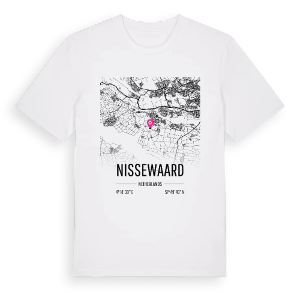 Nissewaard karta t-shirt – ekologisk bomull t-shirt från Pinshirt