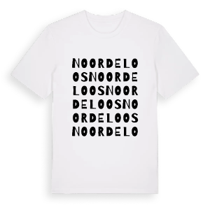 Noordeloos ordlek t-shirt – ekologisk bomull t-shirt från Pinshirt