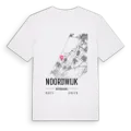 Noordwijk karta t-shirt