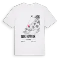 Noordwijk karta t-shirt