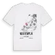 Noordwijk karta t-shirt