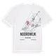 Noordwijk karta t-shirt