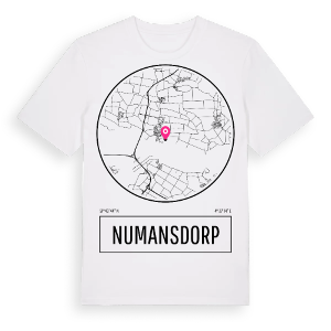 Numansdorp t-shirt – ekologisk bomull t-shirt från Pinshirt